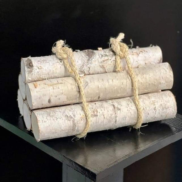 White Birch Firewood Bundle - 6 Logs