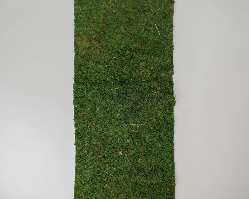 Byher Dried Moss Table Runner for Party Garden Decoration, Dark Green 30cm  X 180cm ( 12 x 71 )