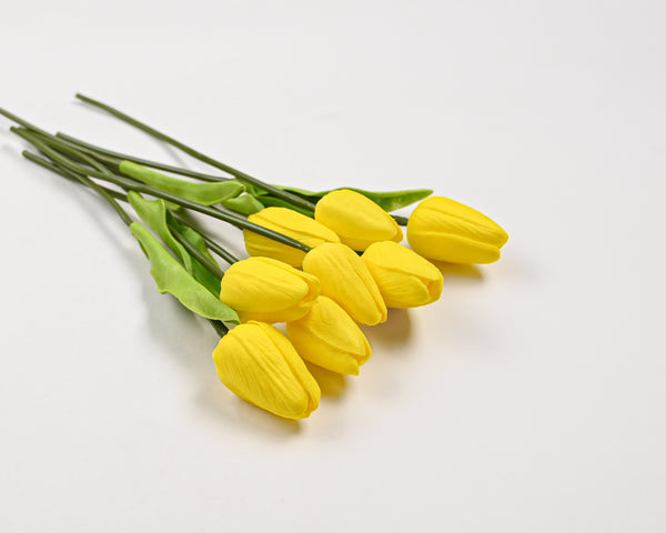 10 Soft Touch Tulip Bundle x8 Yellow